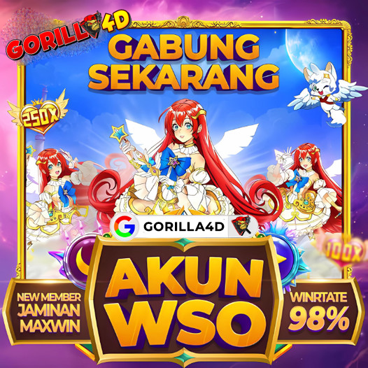 GORILLA4D SALAH SATU SITUS DENGAN BONUS DAN HADIAH TERBESAR DAN SELALU MEMBERIKAN PERMAINAN YANG SERU